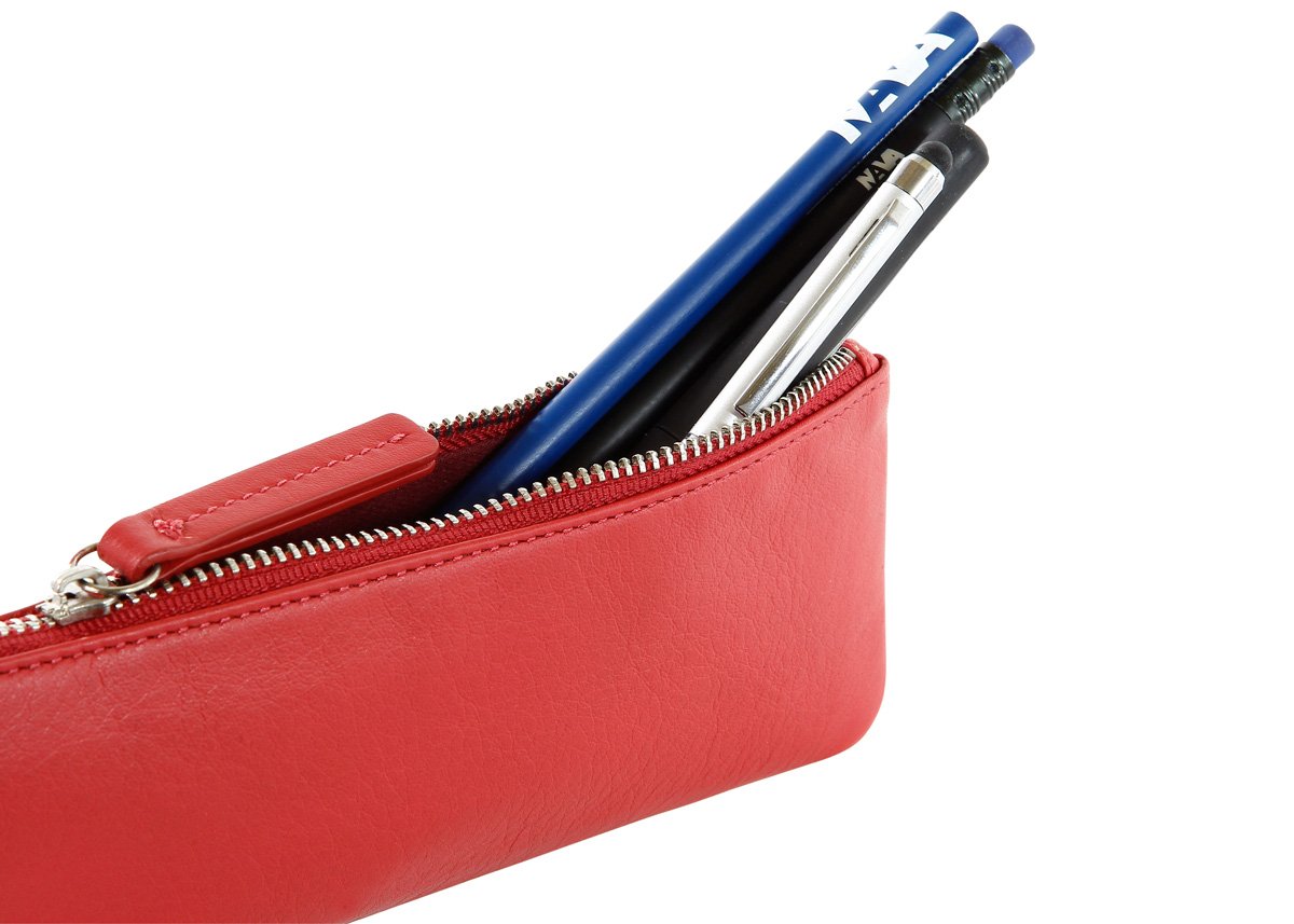 nava-design-smooth-astuccio-sottile-pochette-in-pelle-rosso-con-zip image 3