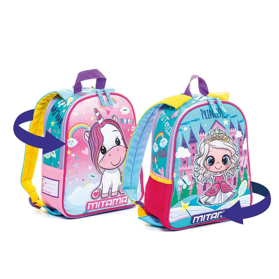 mitama-spinny-uniprincess-zaino-double-face-impermeabile-8-2-l-per-asilo image 1