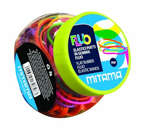 mitama-barattolo-elastici-colorati-piatti-fluo-50-g image 3