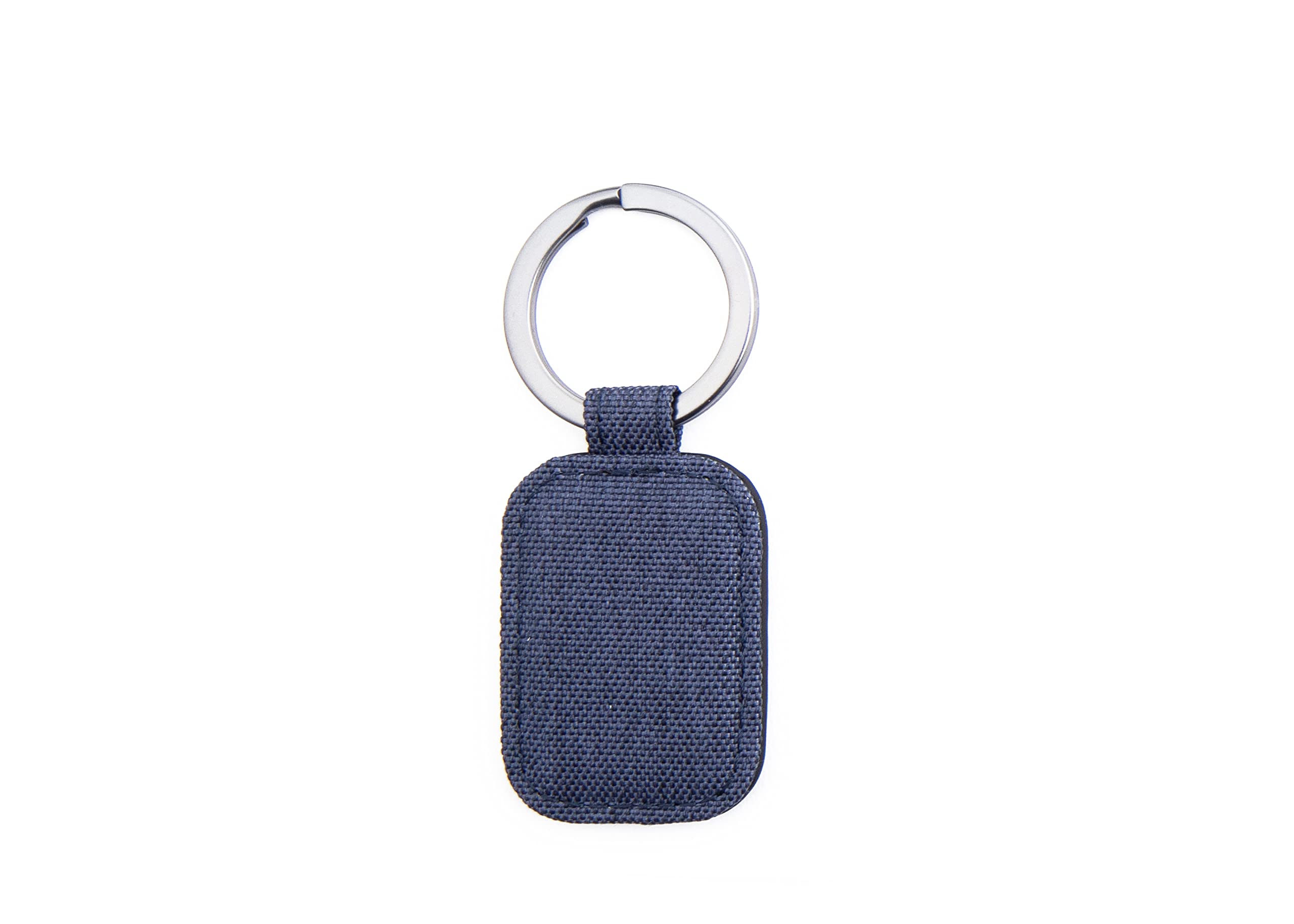 nava-design-twin-portachiavi-ovale-pu-e-tessuto-blu-9-x-3-cm image 2