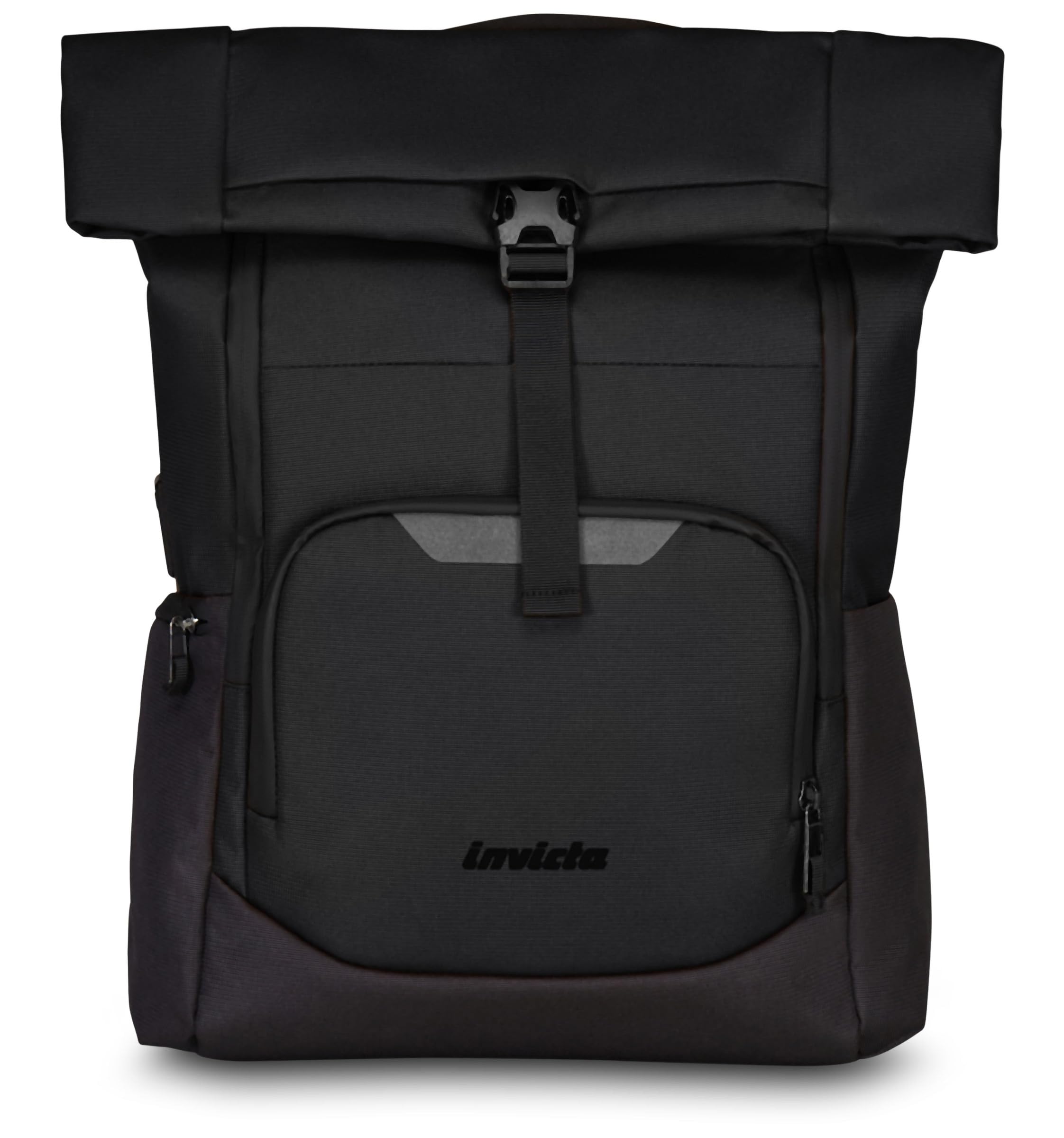 invicta-zaino-invict-act-fold-monoscomparto-roll-top-con-usb image 1