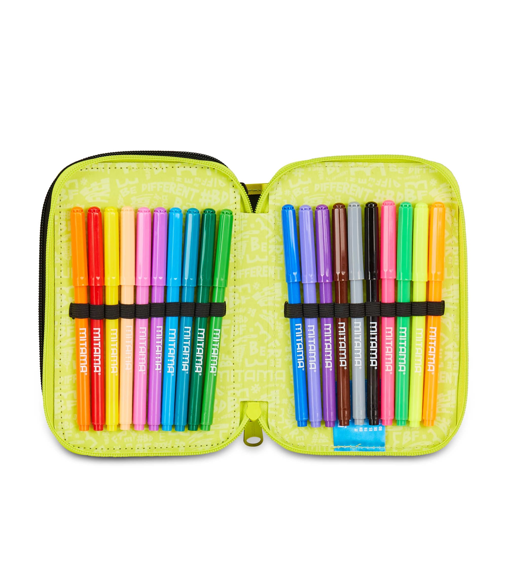 mitama-super-triplo-flash-astuccio-scuola-3-scomparti-completo-47-pezzi image 4