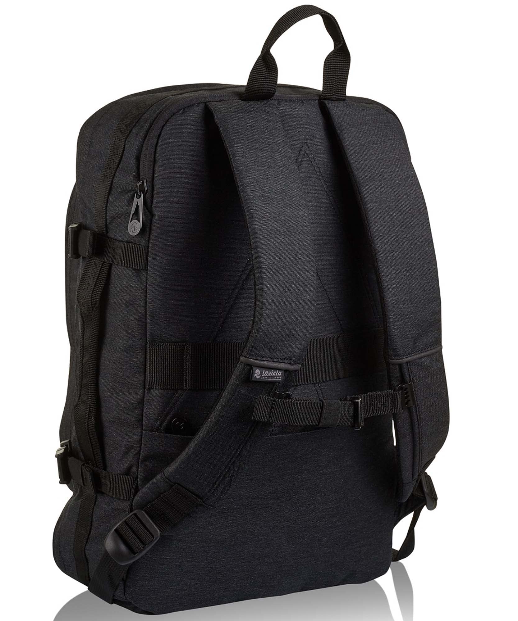 invicta-h-24-2tone-zaino-nero-19-5-lt-con-porta-laptop-15-6-e-nastro-trolley image 2