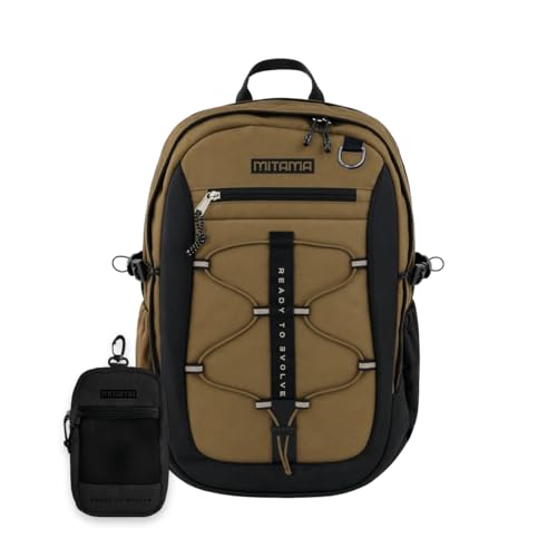 mitama-rte-desert-khaki-zaino-doppio-scomparto-29l-con-astuccio-marrone image 7