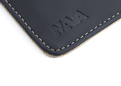 nava-design-twin-porta-carte-e-documenti-8-slot-rfid-sabbia-9x13-cm image 7