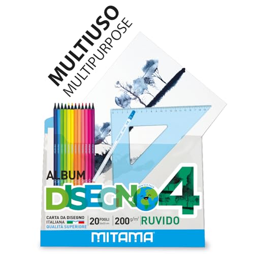 mitama-album-da-disegno-ecobusta-24x33-cm-200g-20-fogli-ruvidi image 4