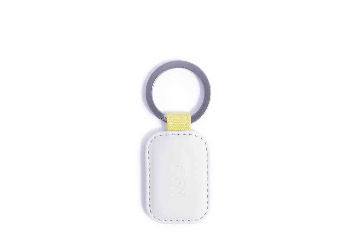 nava-design-twin-colors-portachiavi-anello-moschettone-bianco-lime-13x3-cm image 6
