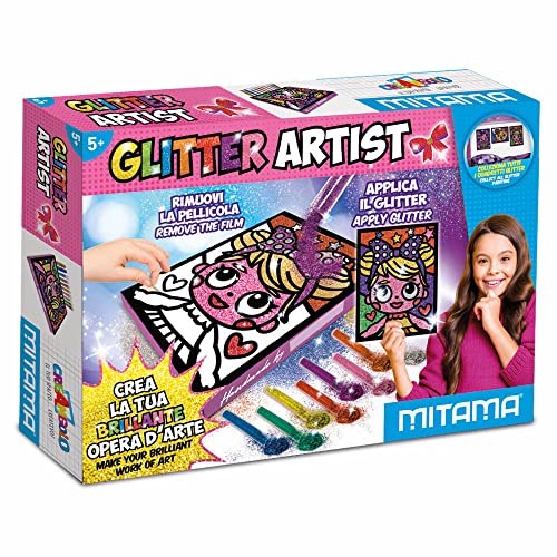 mitama-creangolo-glitter-artist-11-pz-quadretto-adesivo-bambolina image 4