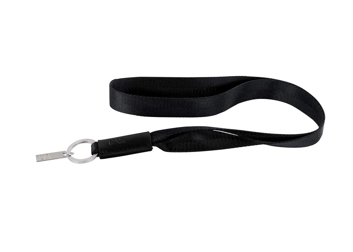 nava-design-portachiavi-da-collo-in-pelle-nero-10x4-cm image 3