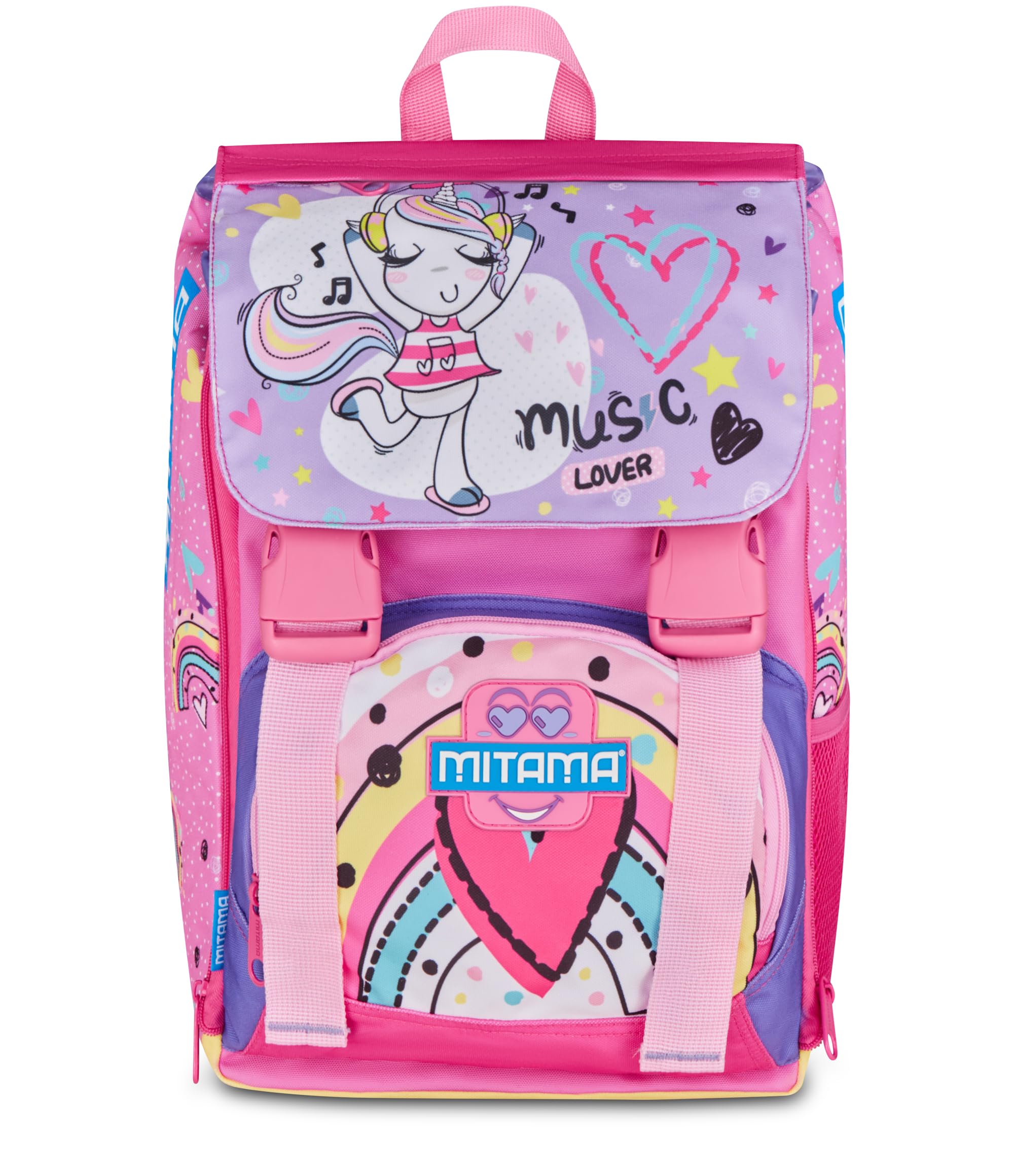 mitama-4zip-unimusic-zaino-estensibile-21-28l-elementari-rosa image 1