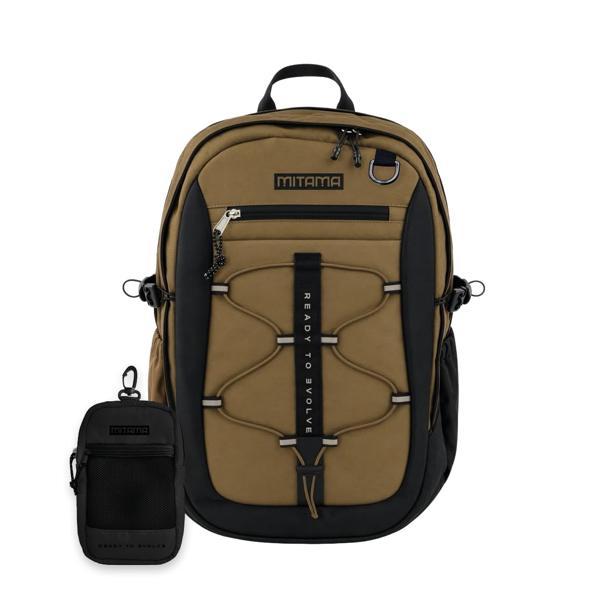 mitama-rte-desert-khaki-zaino-doppio-scomparto-29l-con-astuccio-marrone image 1