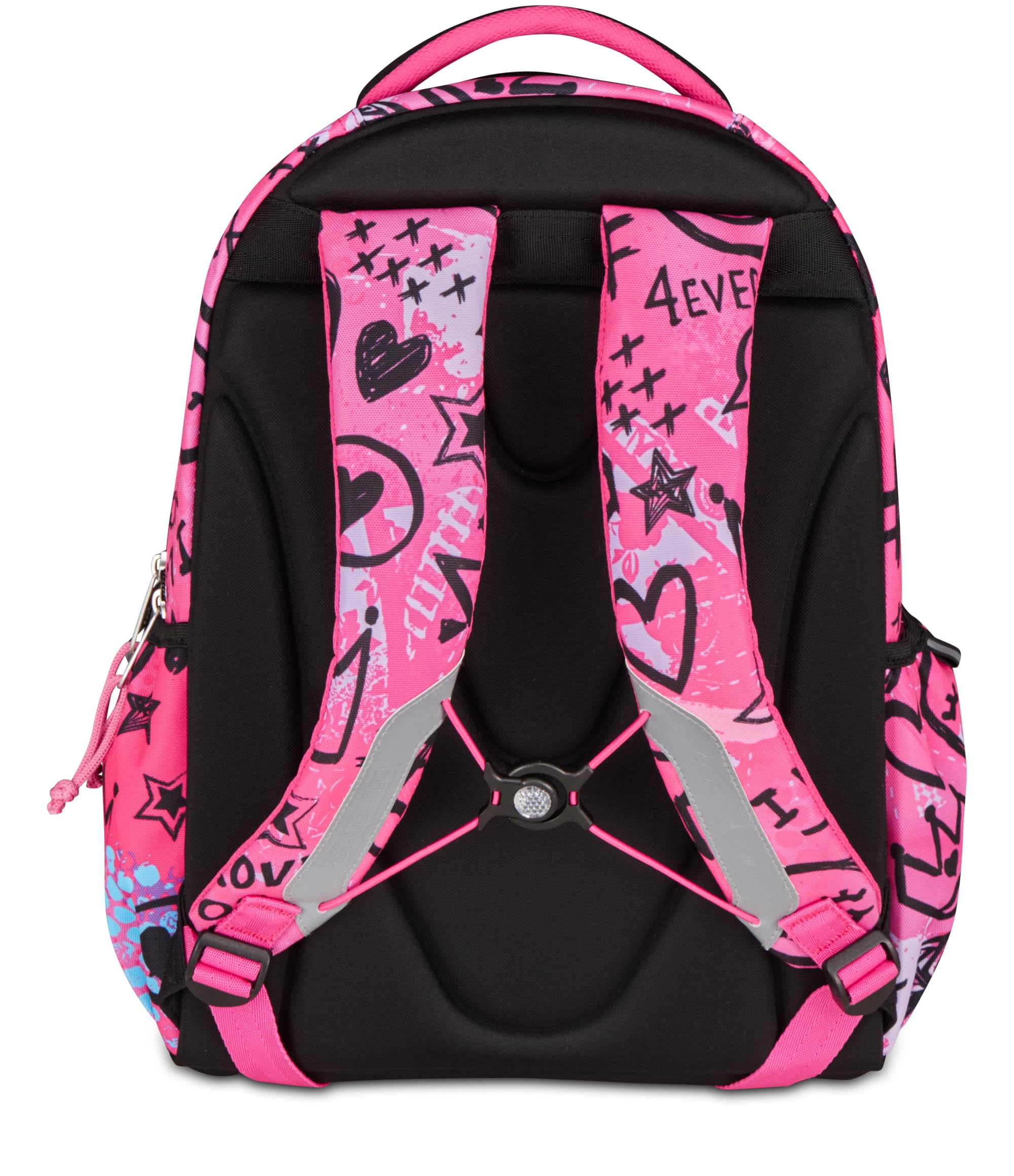 mitama-m-power-rocknlove-zaino-scuola-elementare-triplo-scomparto-rosa image 5