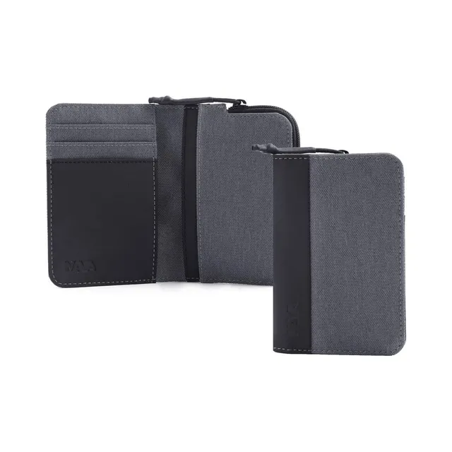 nava-design-twin-porta-carte-di-credito-con-portamonete-rfid-antracite-12-x-8-cm image 1