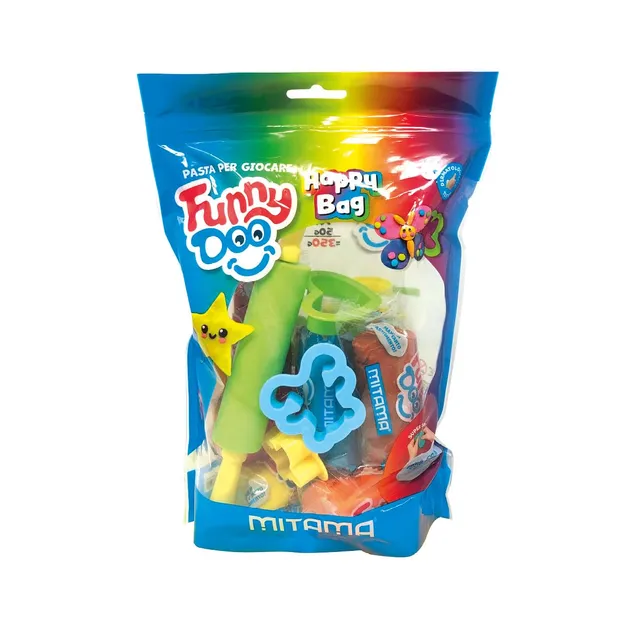 mitama-happy-bag-funny-doo-pasta-da-modellare-14-pezzi-con-formine image 1