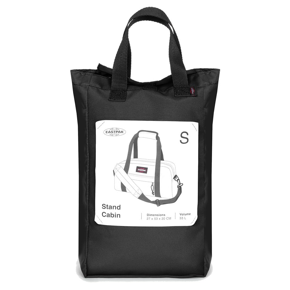 eastpak-stand-cabin-borsone-bagaglio-a-mano-nera image 5