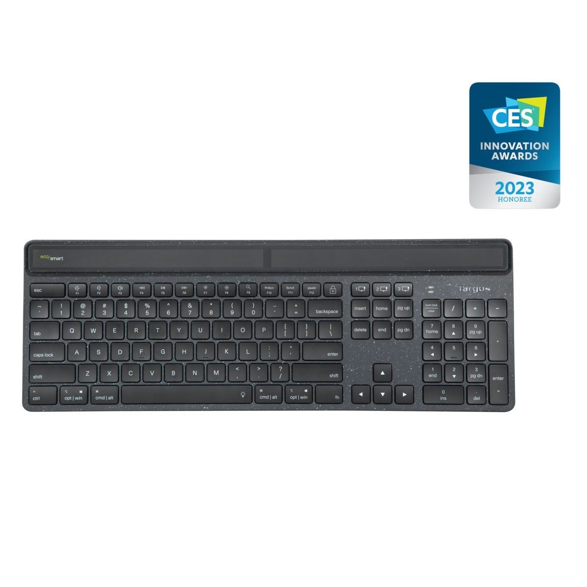 targus-ecosmart-tastiera-wireless-bluetooth-layout-nordic-nera image 1