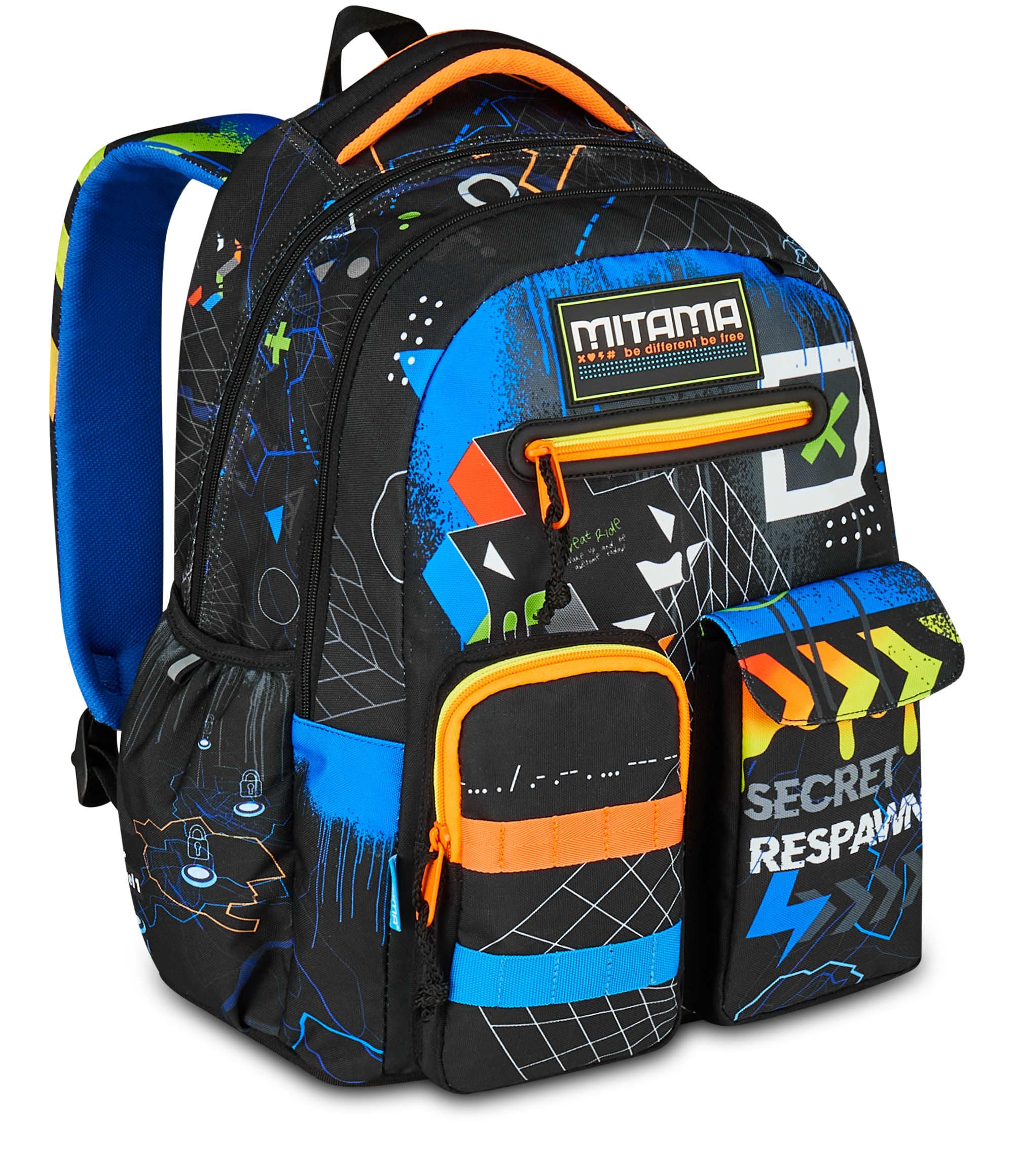 mitama-zaino-new-plus-cyberplay-blu-scuola-elementare-30-l image 1