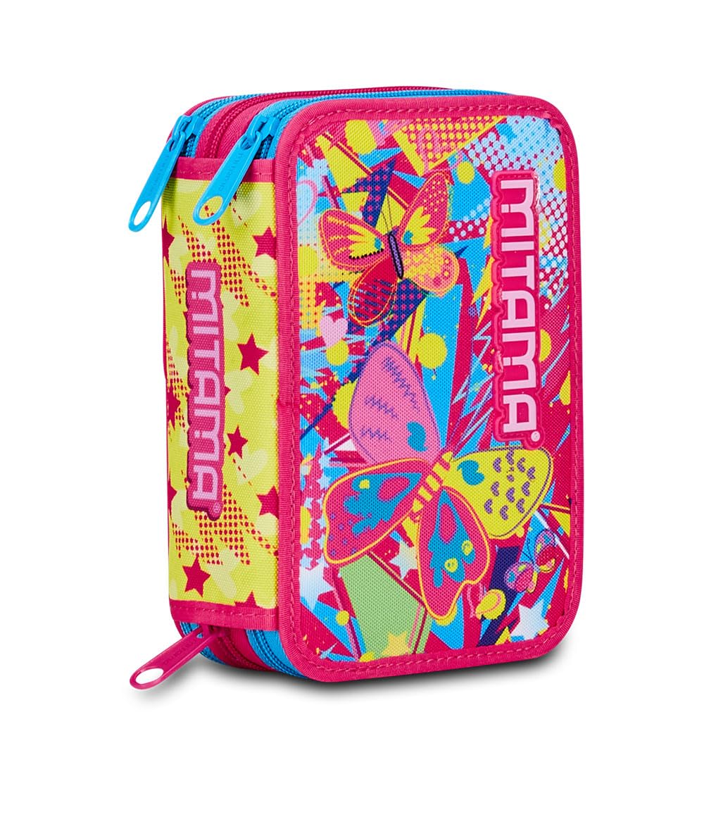 mitama-butterfly-astuccio-scuola-3-scomparti-completo-47-pz image 1