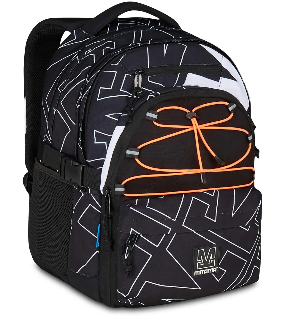 mitama-bdbf-legacy-zaino-scuola-nero-triplo-scomparto-con-usb image 1
