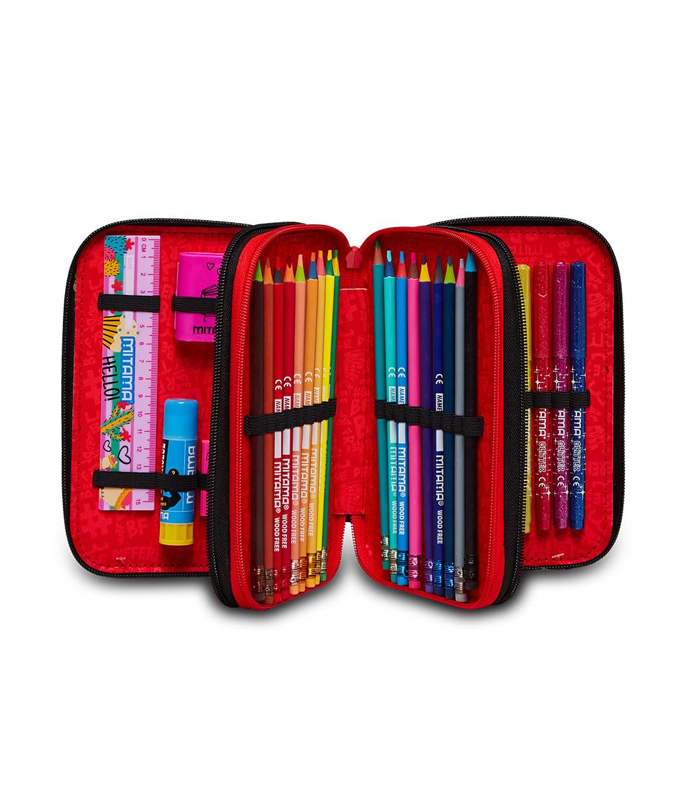 mitama-astuccio-3-scomparti-super-triplo-brilliant-love-nero-46-pz image 2