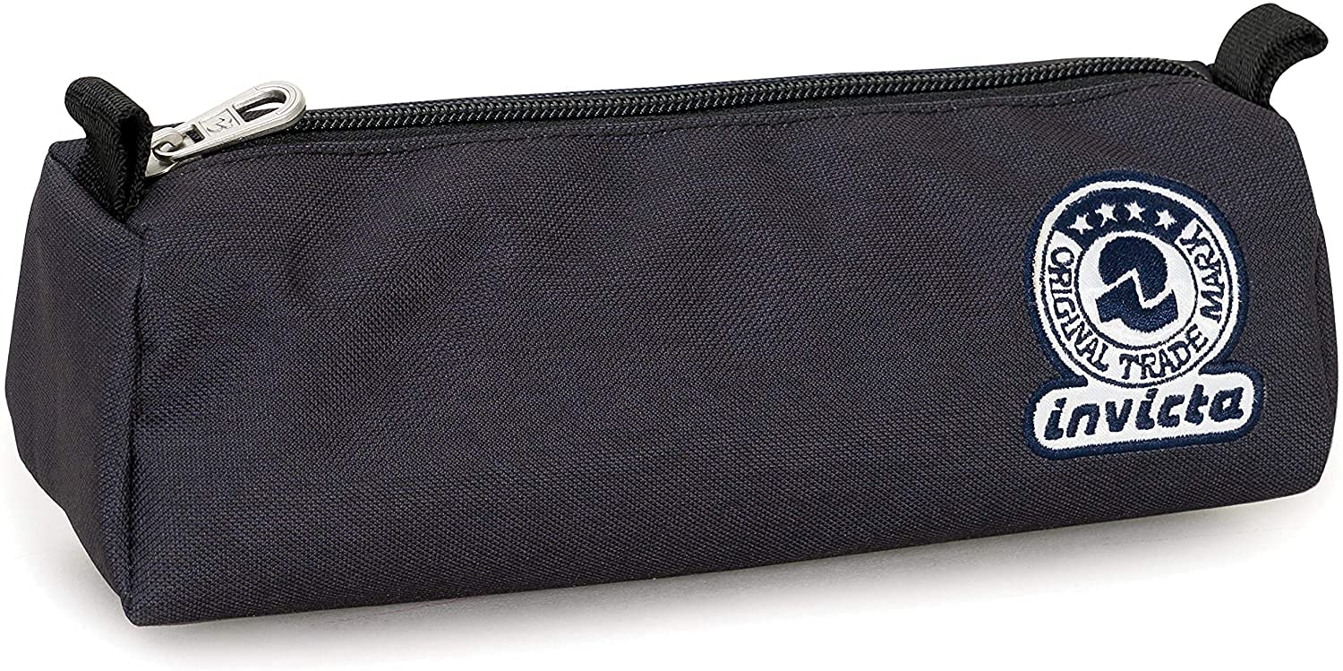 invicta-benin-eco-portapenne-con-zip-nero-21-5x6x11-cm image 1