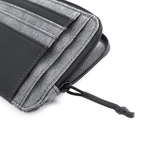 nava-design-twin-portacarte-con-zip-e-rfid-8-slot-grigio-chiaro image 8