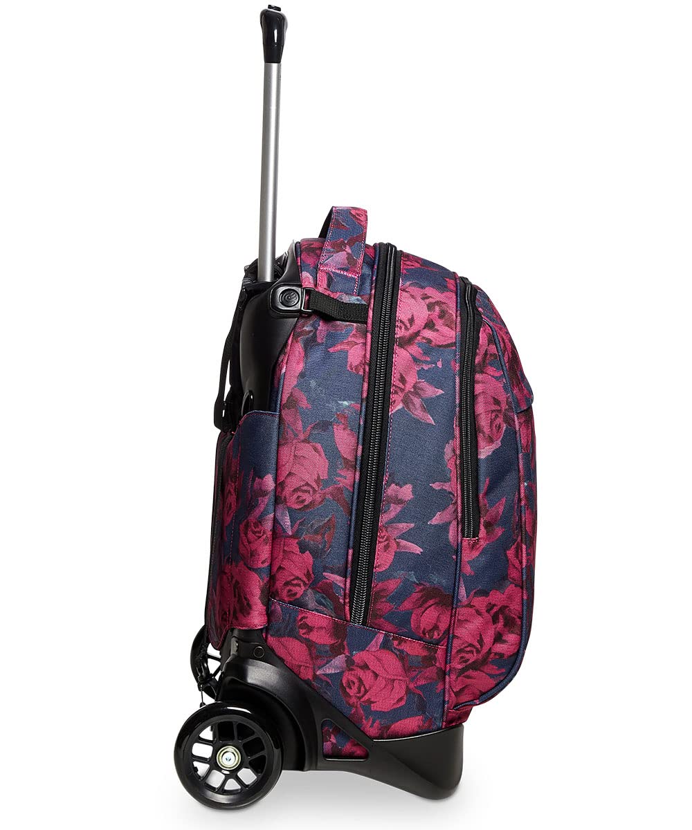 invicta-trolley-tech-roses-3-in-1-trolley-scuola-con-zaino-sganciabile image 3