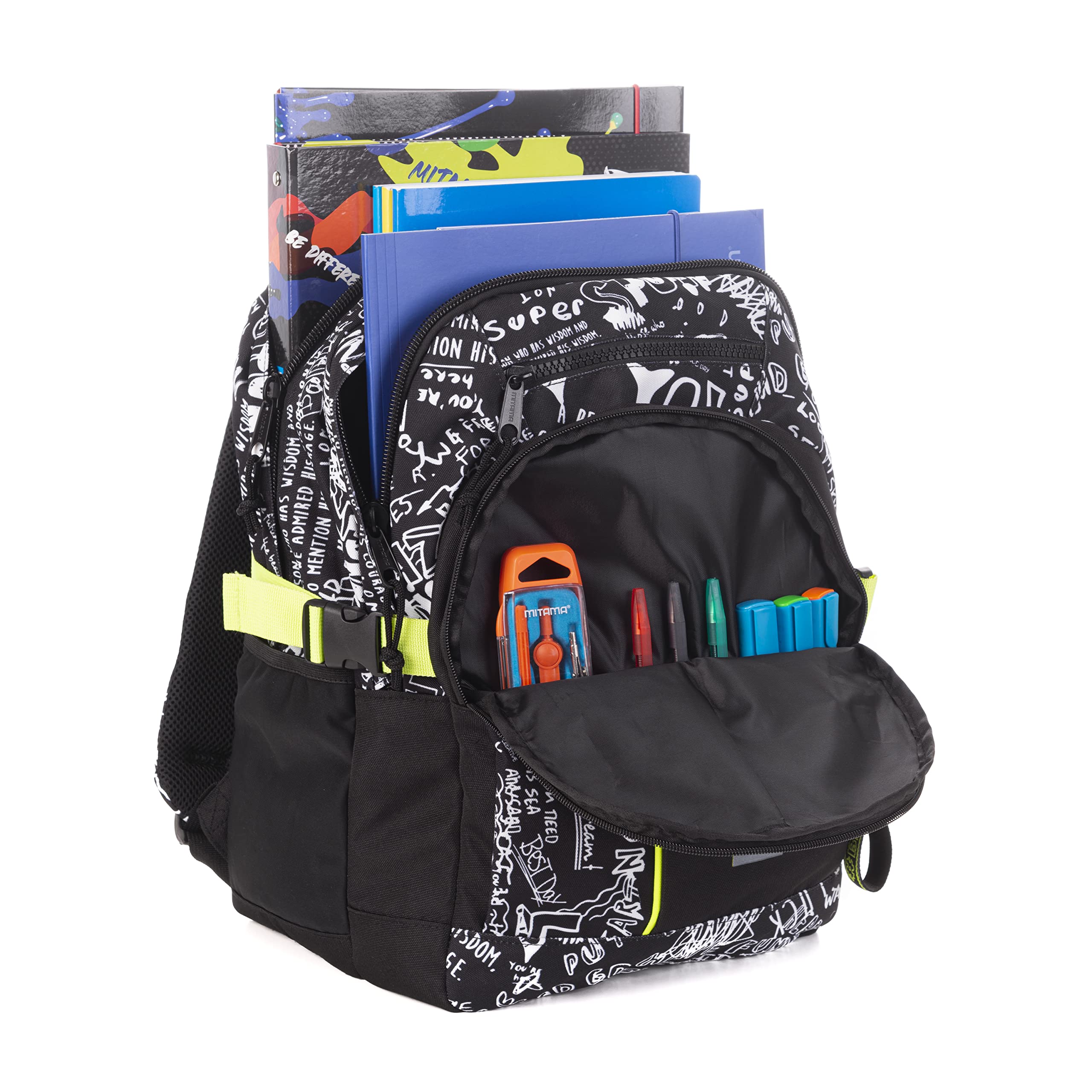 mitama-bdbf-graffiti-zaino-scuola-30-l-con-usb-e-porta-pc image 5