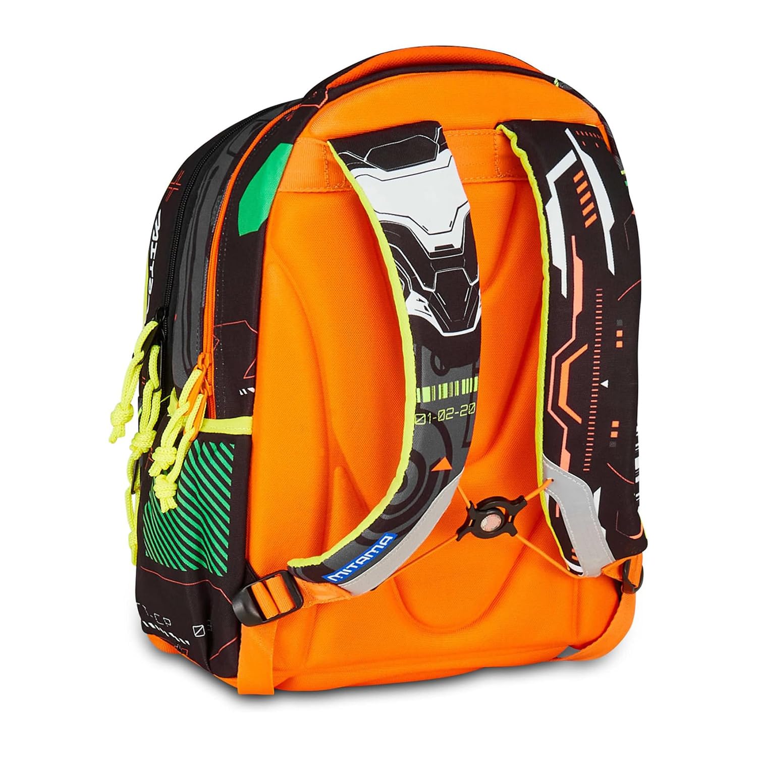 mitama-zaino-scuola-new-plus-fluo-battle-triplo-scomparto-30l image 5