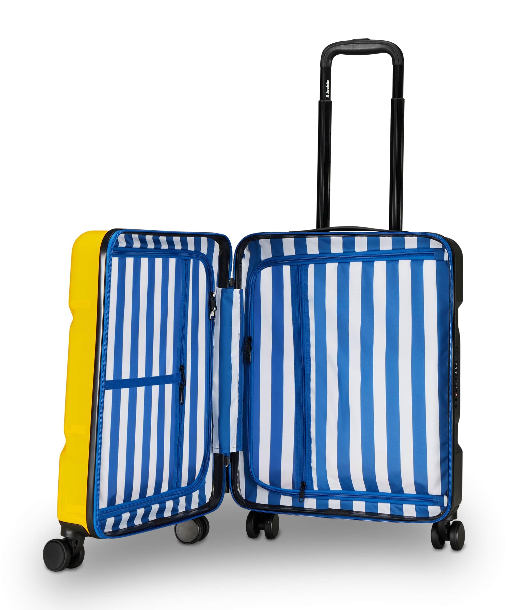 invicta-trolley-travel-rigido-33l-40x55x20-cm-giallo-4-ruote image 2