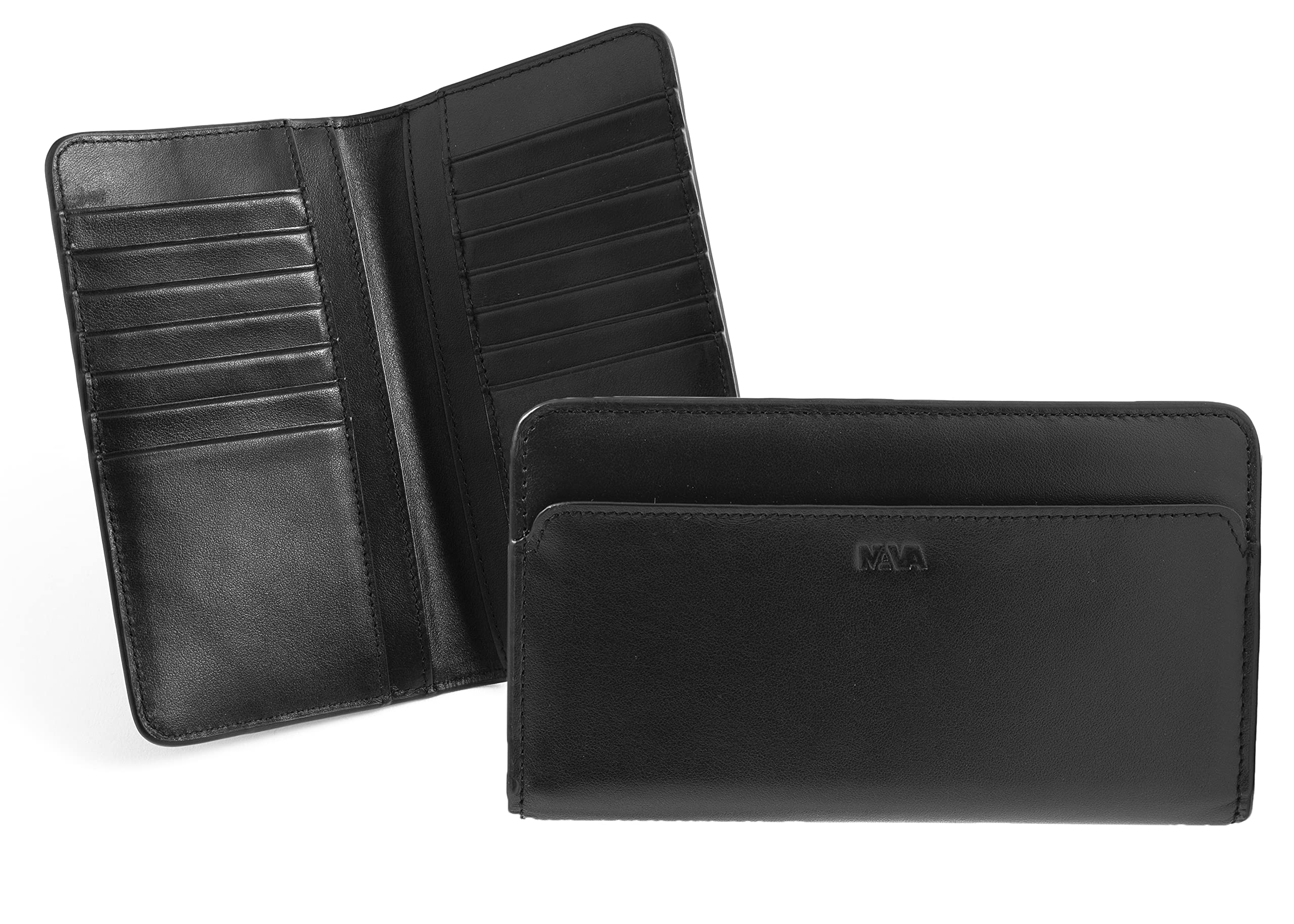 nava-design-milano-portafoglio-verticale-rfid-14-carte-nero-17-x-9-x-3-cm image 2