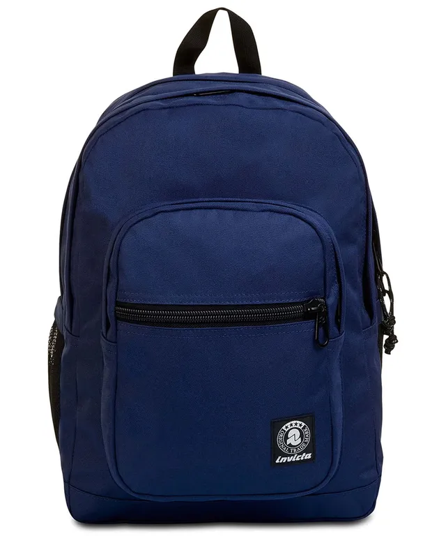 invicta-jelek-plain-zaino-scuola-38l-doppio-scomparto-con-tasca-porta-pc image 1
