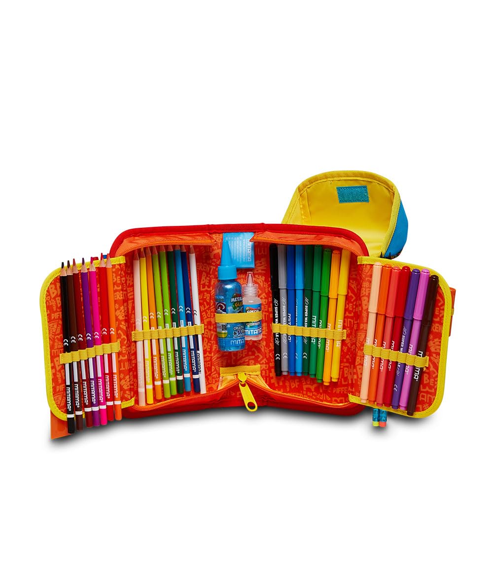 mitama-upside-street-game-astuccio-scuola-1-zip-da-43-pezzi-multicolore image 2