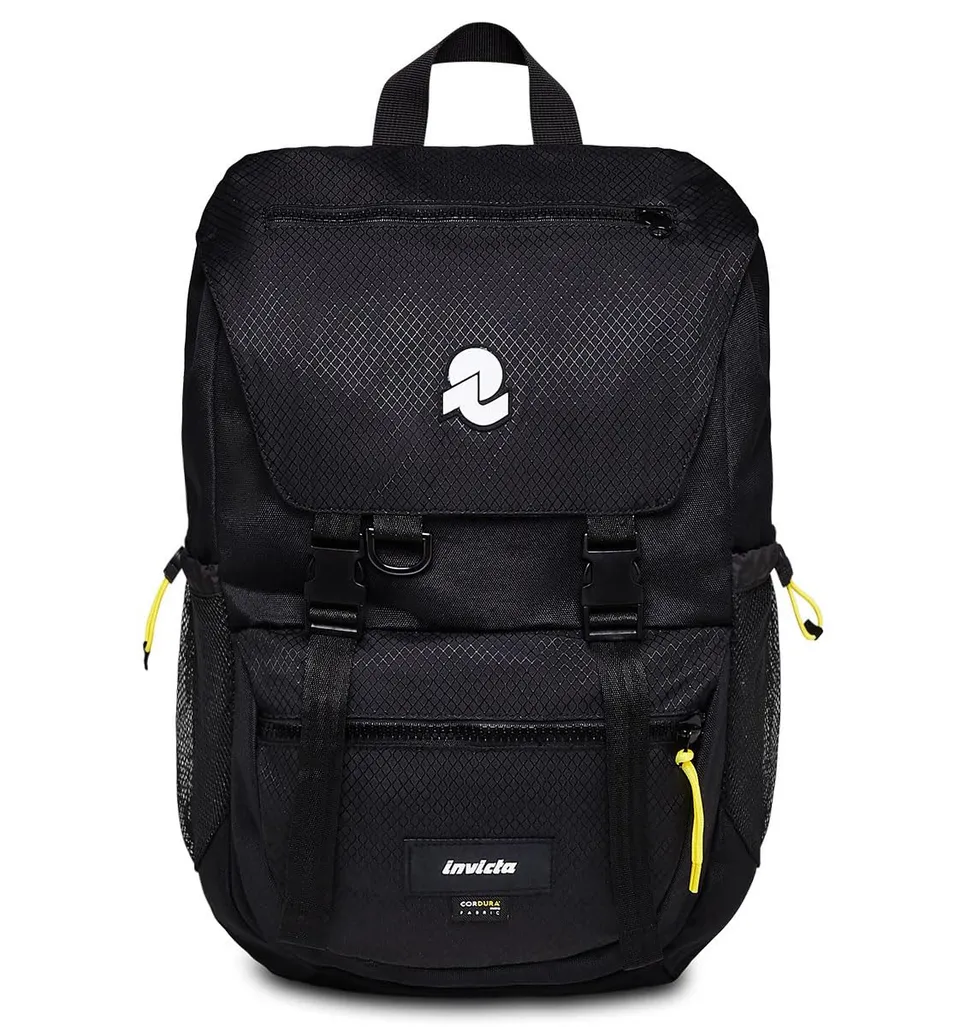 invicta-jolly-x-nero-zaino-mono-scomparto-con-tasca-pc-scuola-ufficio image 1