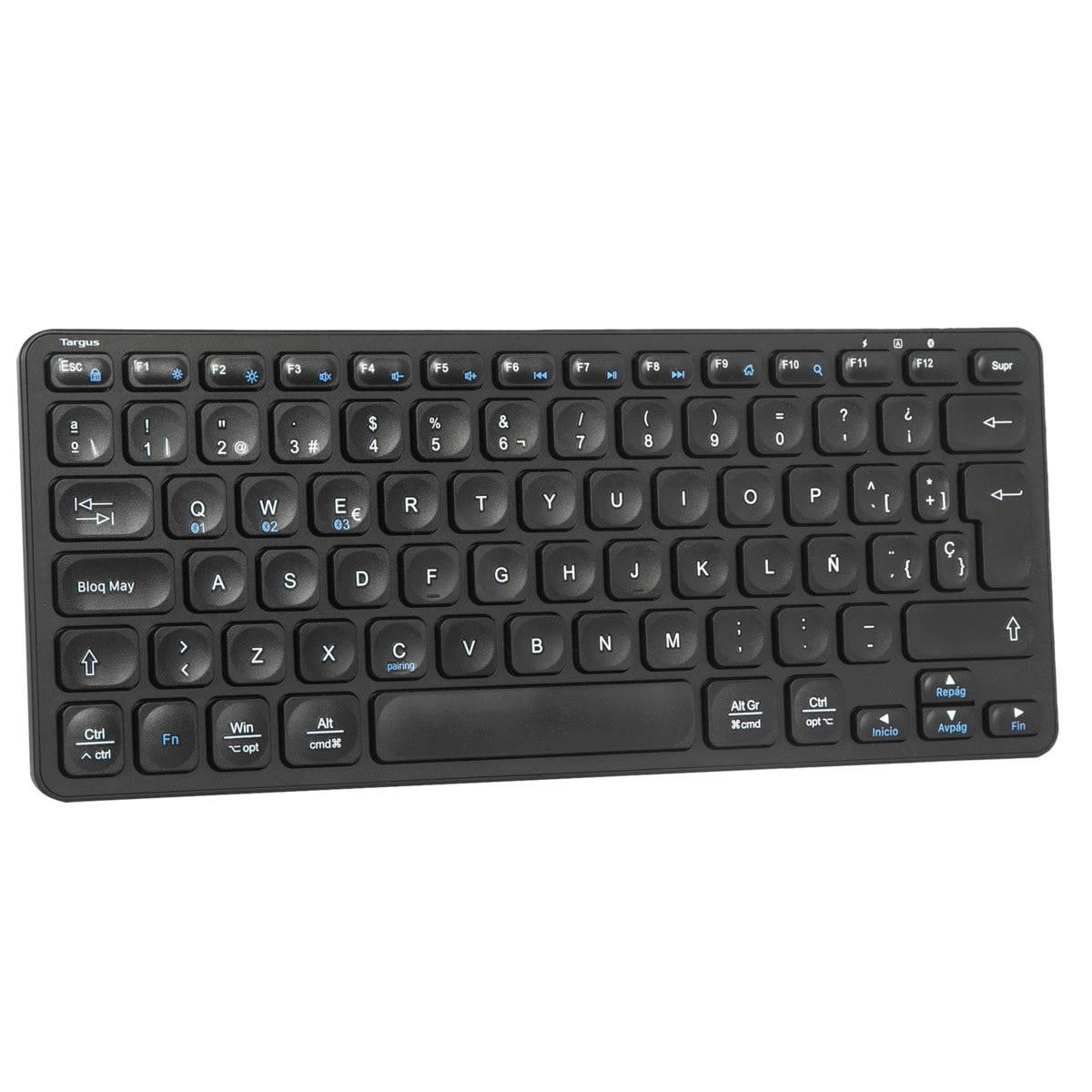 targus-tastiera-bluetooth-antimicrobica-compatta-multi-dispositivo-layout-spagno image 6