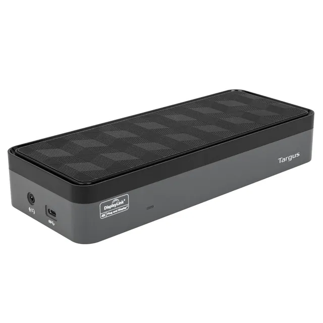 targus-usb-c-universal-quad-4k-qv4k-docking-station-100w-grigia image 1