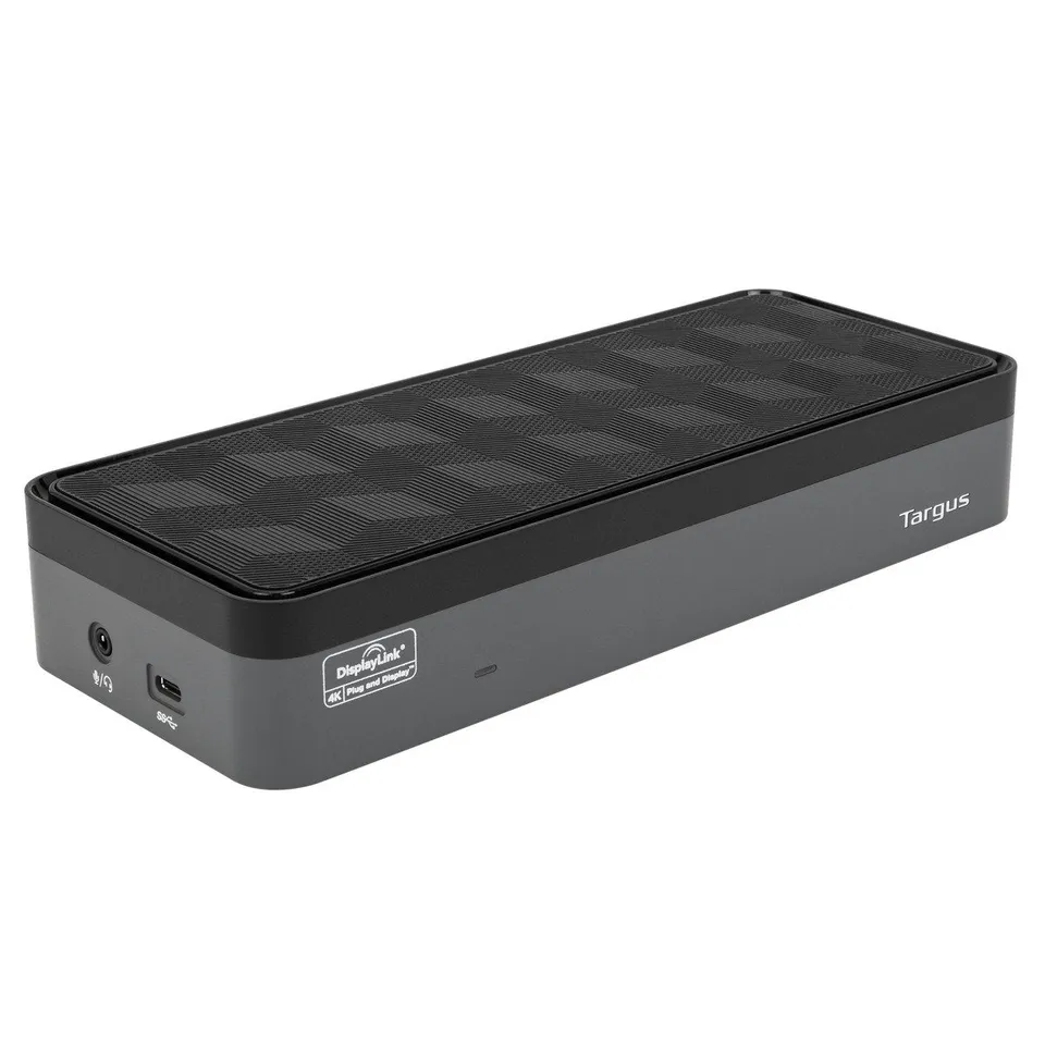 targus-usb-c-universal-quad-4k-qv4k-docking-station-100w-grigia image 1