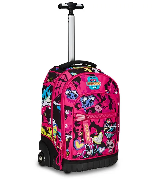 mitama-trolley-run-too-cute-rosa-trolley-scuola-doppio-scomparto image 1
