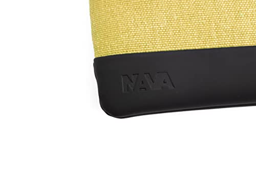 nava-design-twin-astuccio-con-zip-e-portachiavi-a-catena-yellow-7x12x1-cm image 7