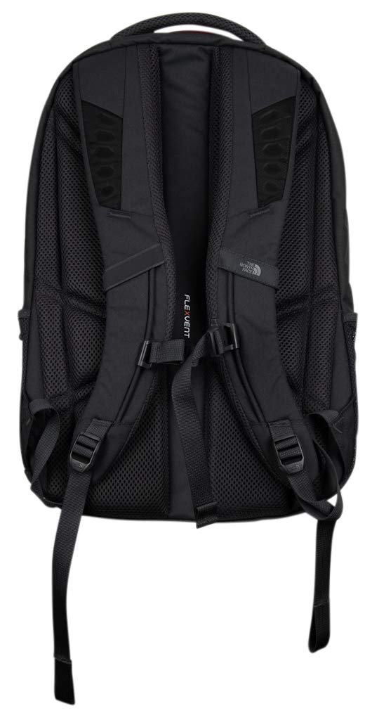 the-north-face-groundwork-zaino-dark-grey-heather-cardinal-red image 3