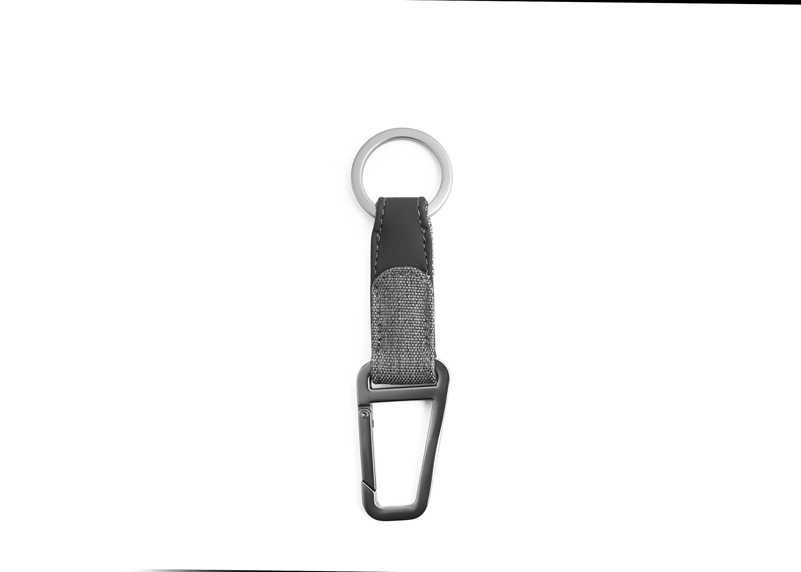 nava-design-twin-portachiavi-con-anello-e-moschettone-antracite-13-x-3-cm image 2