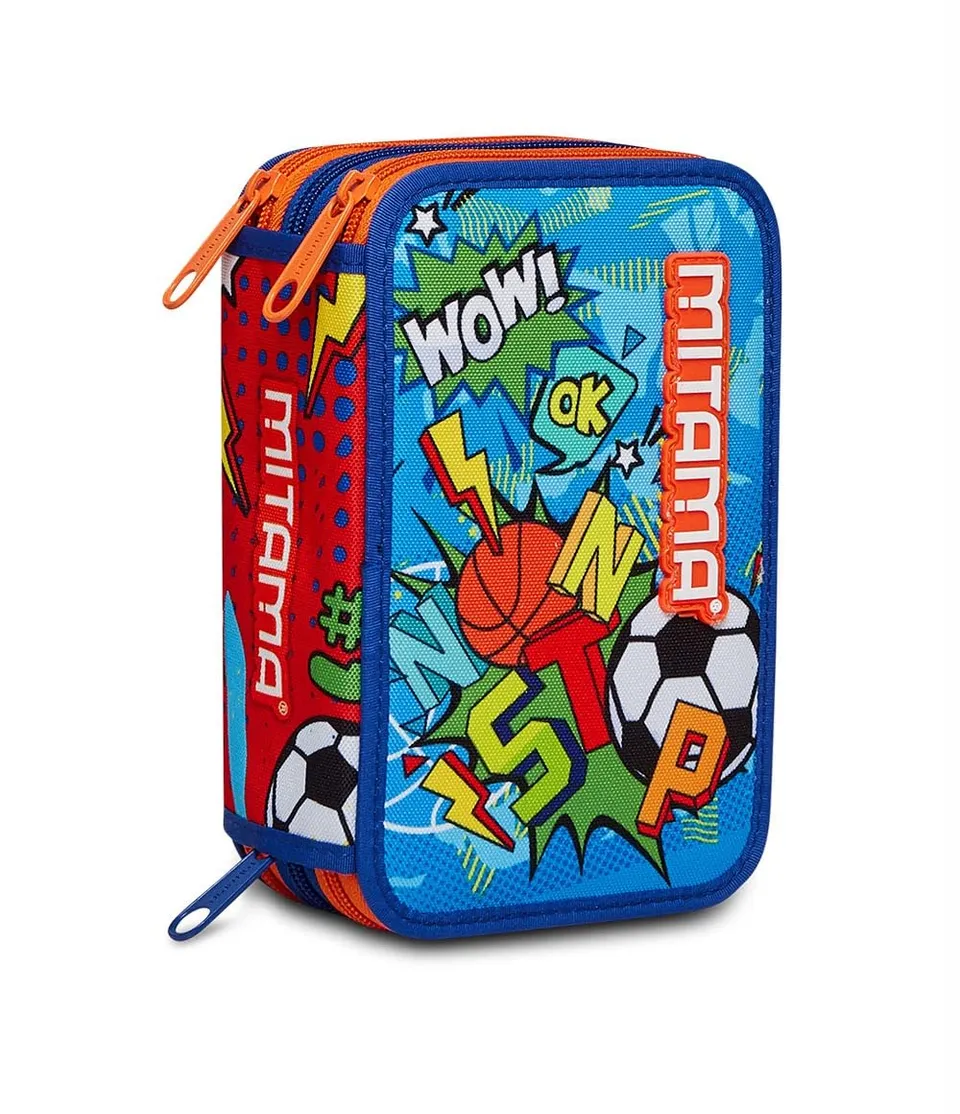 mitama-triplo-street-game-astuccio-scuola-3-scomparti-47-pz image 1