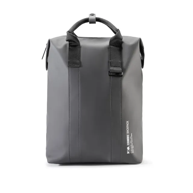 nava-design-combo-zaino-urban-unisex-grigio-in-pu-leggero image 1