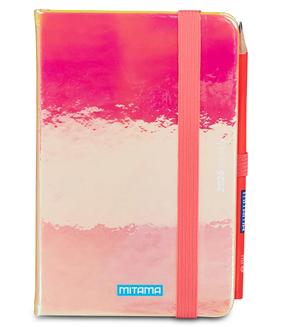 mitama-pocket-sunset-lilla-agenda-settimanale-2026-9x14-cm-18-mesi image 1