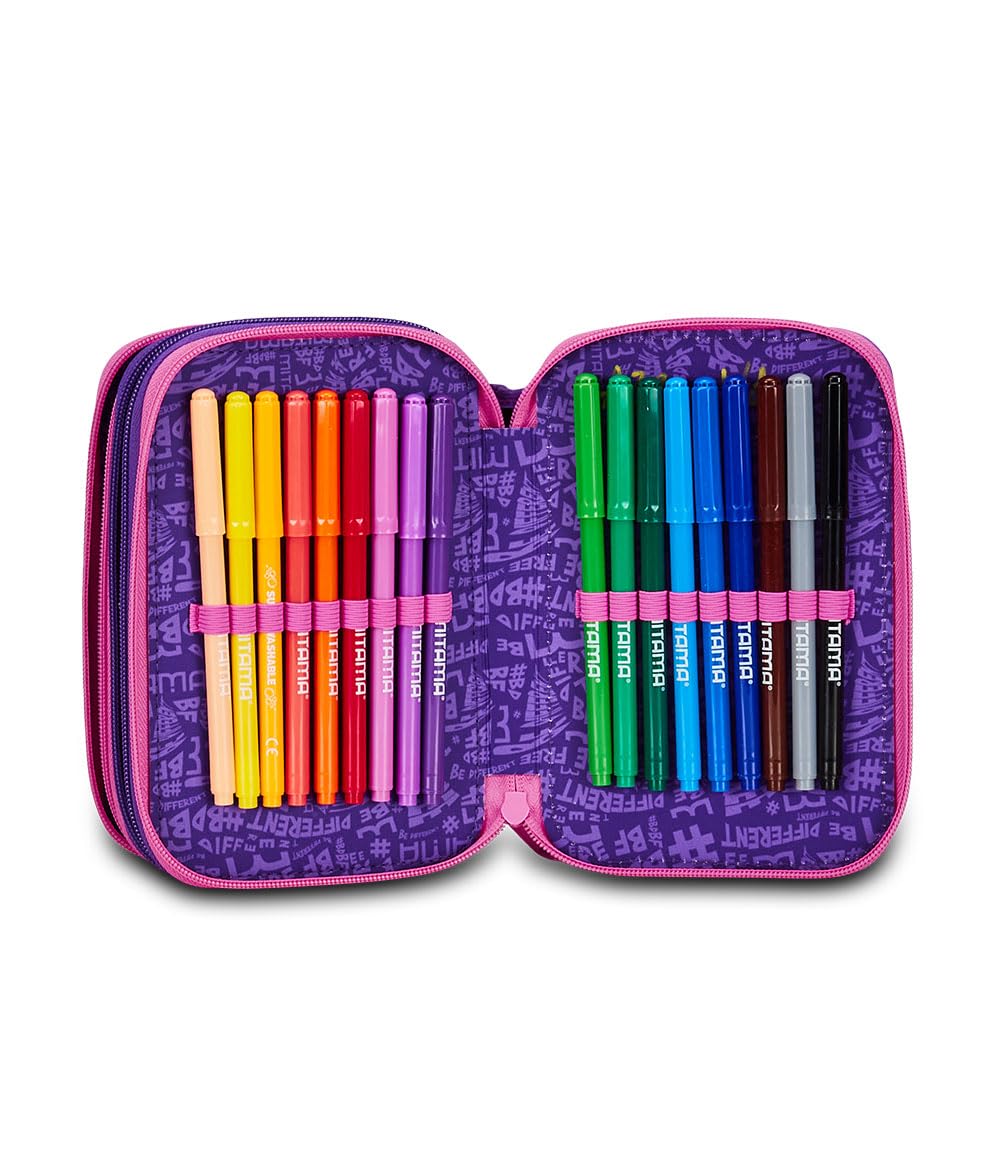 mitama-hey-dye-astuccio-scuola-3-scomparti-completo-47-pz image 5