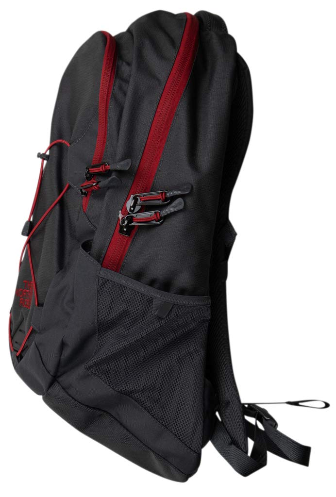 the-north-face-groundwork-zaino-dark-grey-heather-cardinal-red image 5