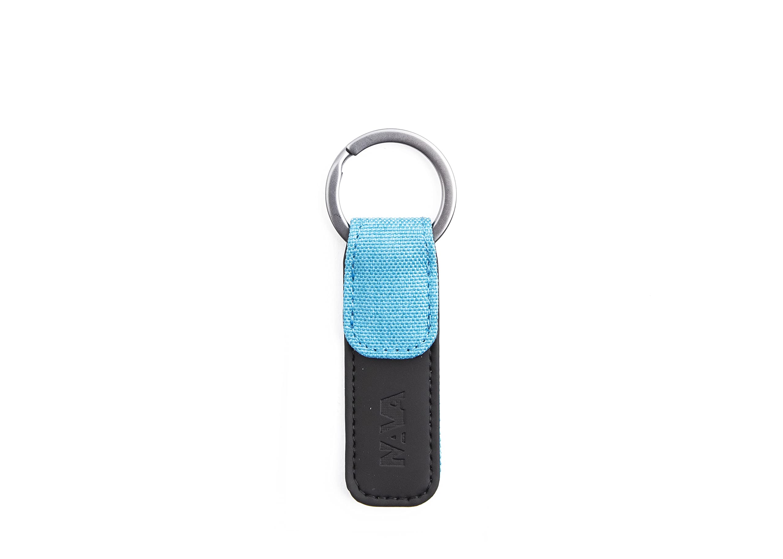 nava-design-twin-portachiavi-piatto-in-tessuto-10-x-3-cm-celeste image 1
