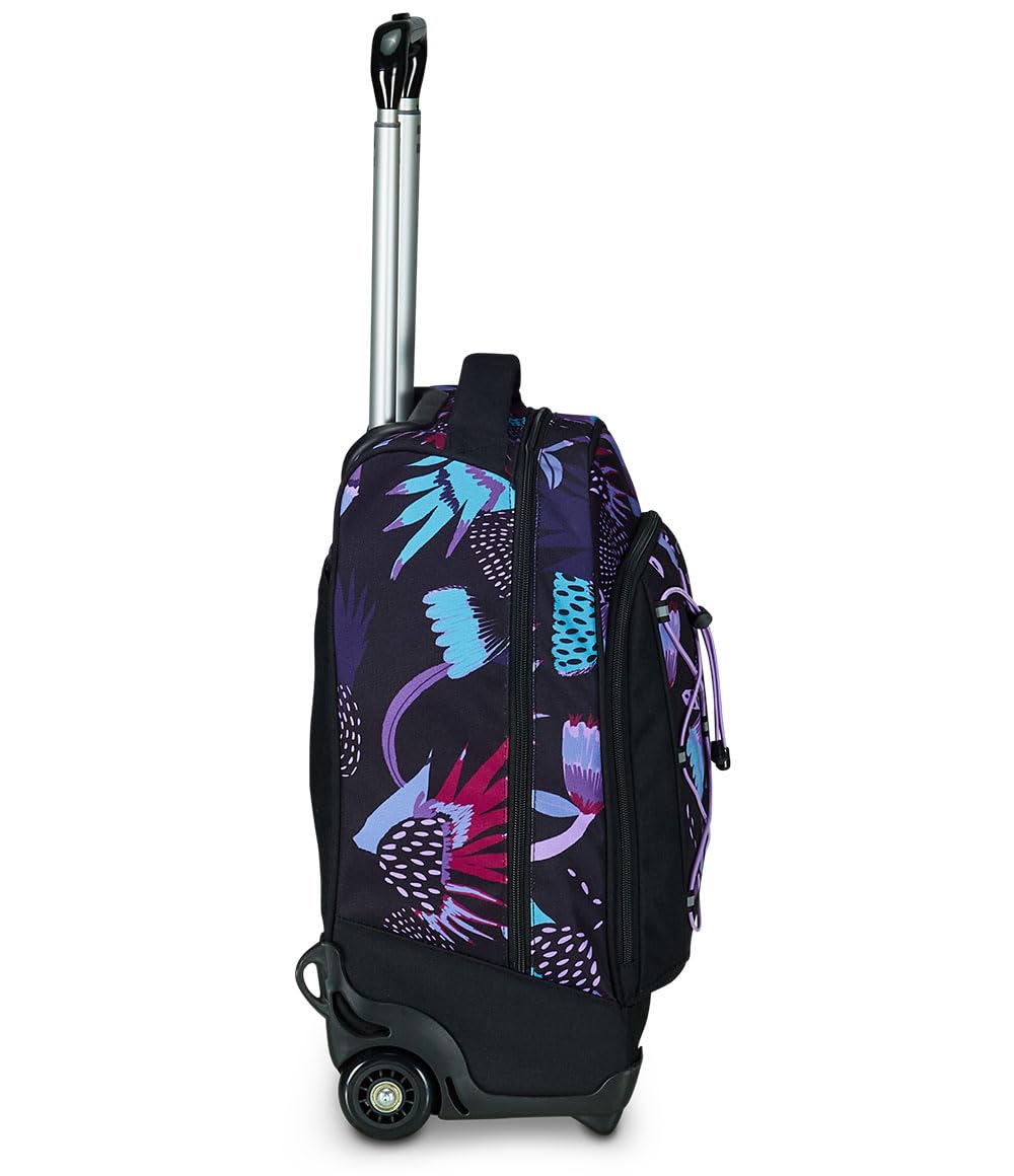 mitama-trolley-dr-purple-bloom-zaino-trolley-scuola-elementare-nero-e-viola image 5