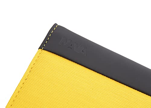 nava-design-twin-porta-carte-4-tasche-con-portamonete-zip-rfid-12-x-8-cm-giallo image 7