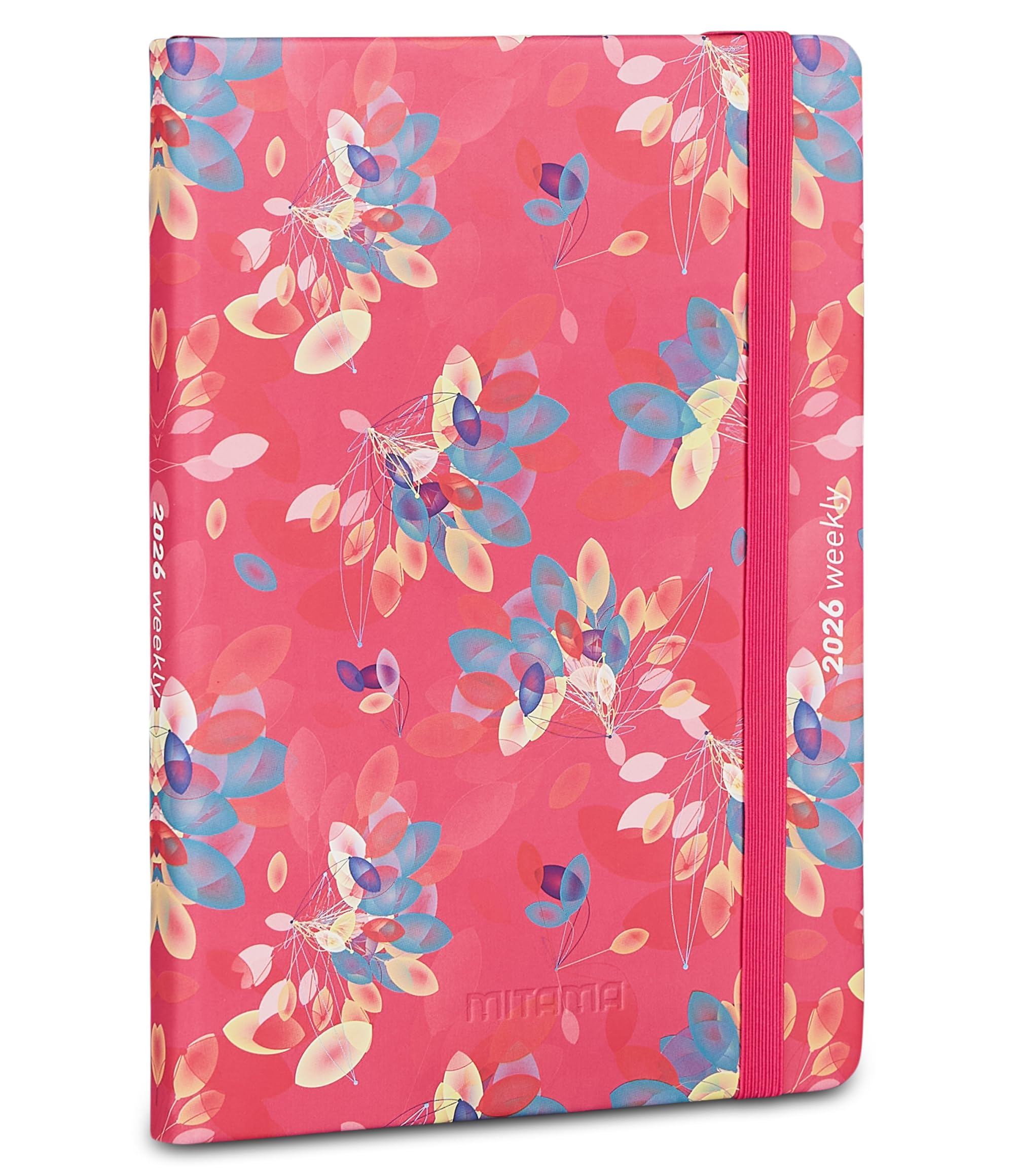 mitama-agenda-settimanale-2026-floreale-18-mesi-15x21-cm-con-matita image 5